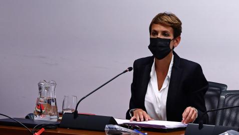 María Chivite, en una comparecencia reciente