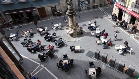 Bajan los ingresados en Navarra en un día con un nuevo descenso en los casos de coronavirus