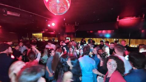Interior de la discoteca Canalla, esta madrugada