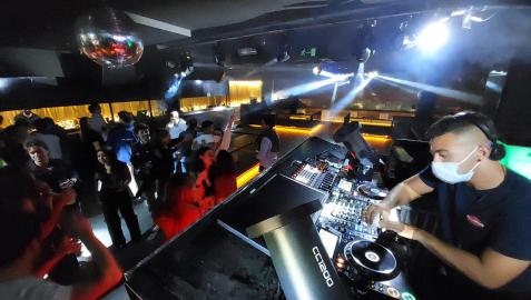 Interior de la discoteca Canalla, esta madrugada