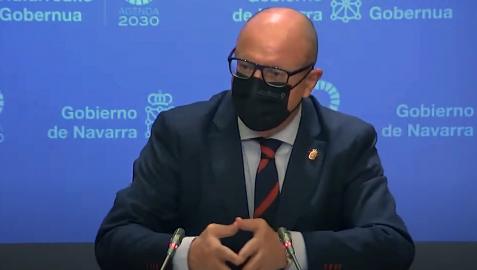 Rueda de prensa íntegra del consejero de Educación del Gobierno de Navarra, Carlos Gimeno.
