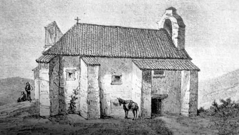 Imagen de San Salvador de Ibañeta, “una capillita muy antigua”, según el viajero Domenico Laffi