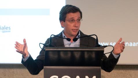 El alcalde de Madrid y portavoz nacional del PP, José Luis Martínez-Almeida