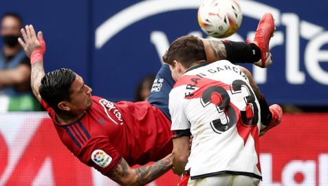 Fotos del partido Osasuna-Rayo Vallecano en El Sadar.