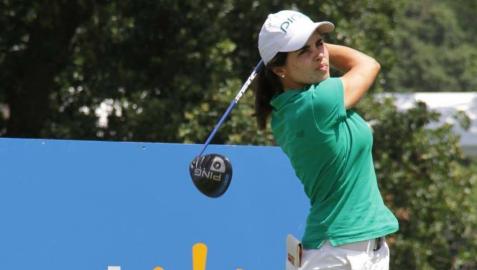 La golfista navarra María Hernández, en una imagen de 2018
