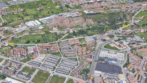 Vista aérea de la zona de Peñacastillo-Santander