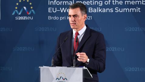 Pedro Sánchez ha anunciado la medida tras participar en la Cumbre UE-Balcances Occidentales en Eslovenia