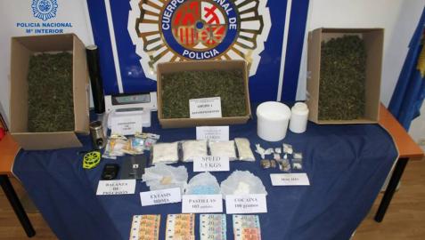 Droga incautada en la operación Camboya