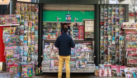 Quiosco de prensa en Sevilla