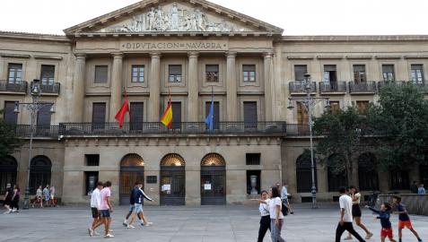 Sede del Gobierno de Navarra, en la Avenida Carlos III de Pamplona