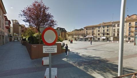 Plaza en la que sucedieron los hechos