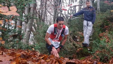 Xabier Zarranz, en la Basajaun Trail de 2019