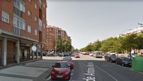 Vista de la calle Antonio Machado de Vitoria