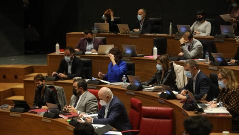 Pleno del Parlamento de Navarra