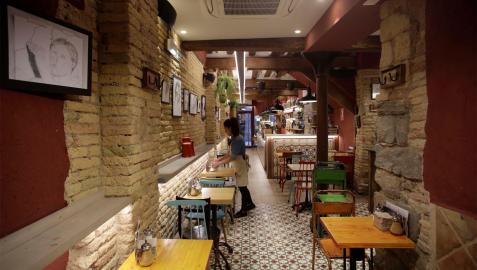Interior del Café Fika