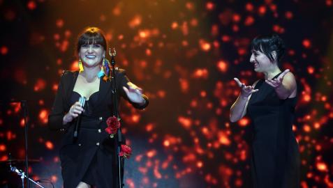 Concierto de Rozalén en el pabellón Navarra Arena de Pamplona