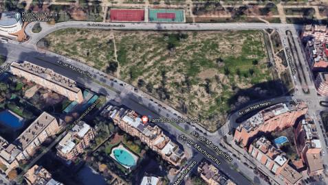 Imagen aérea del solar Imagen aérea del solar