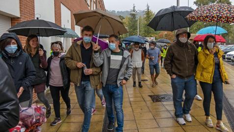 La lluvia condicionó varios de los eventos del día La lluvia condicionó varios de los eventos del día