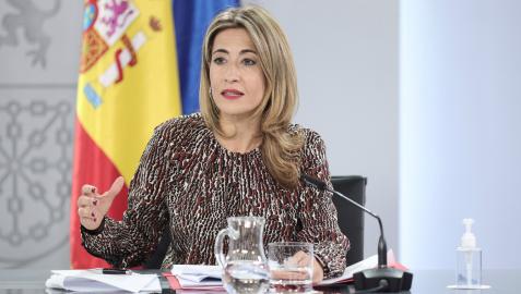 Raquel Sánchez, ministra de Transportes, Movilidad y Agenda Urbana