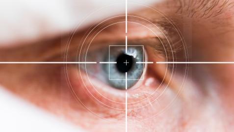 ojo Recreación de una operación de cirugía ocular