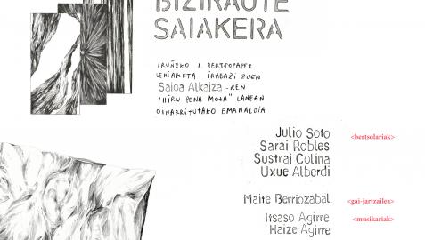 bertsos Cartel de los premiados en el certamen literario Iruñeko II. Bertsopaper Lehiaketa