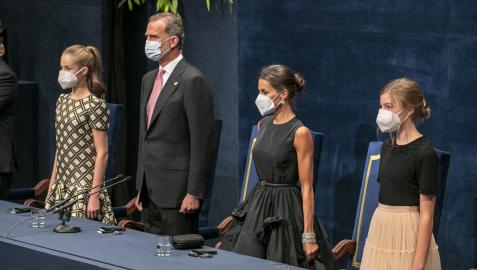 La familia real en la entrega de los Premios Princesa de Asturias La familia real en la entrega de los Premios Princesa de Asturias