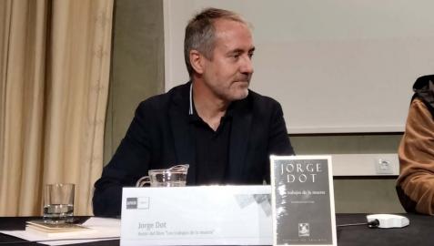 Jorge Dot, durante la presentación del libro