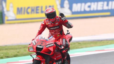 Bagnaia Francesco Bagnaia, en el circuito 'Marco Simoncelli' de Misano Adriático