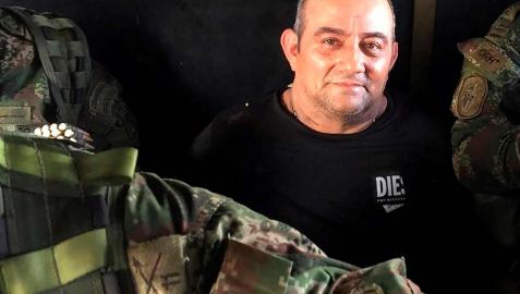 Dairo Antonio Usuga David, alias 'Otoniel', tras ser capturado