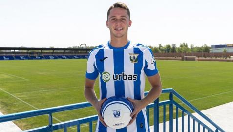 Borja Garcés juega cedido en el Leganés.