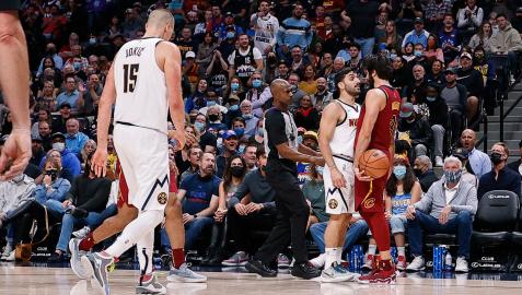 ricky rubio Campazzo y Rubio se 'encararon' en un momento del encuentro