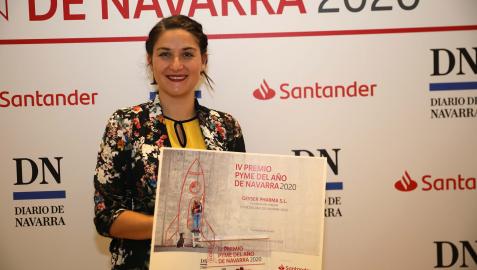 Verónica Madrid, CEO de Geiser Pharma, recibió el galardón en la edición de 2020