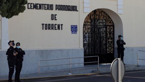 Agentes de Policía Nacional, en el lugar de los hechos
