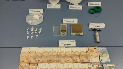 droga incautada en Pamplona