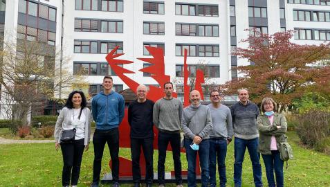 Imagen de los integrantes del grupo que viajó a Alemania