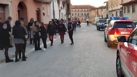Patrullas movilizadas a la pelea en Falces
