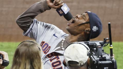 TravisScott El rapero Travis Scott durante una actuación anterior en el estadio de los Braves de Atlanta