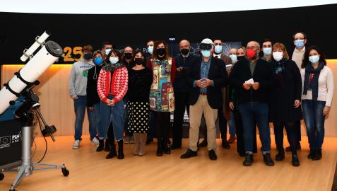 Representantes de los organizadores de las Semanas de la Ciencia