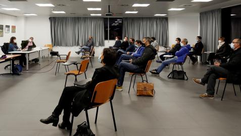 Imagen de una asamblea del año pasado en Valdizarbe Imagen de una asamblea del año pasado en Valdizarbe