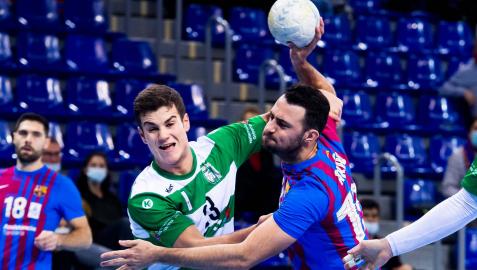 helvetia Una acción del partido disputado en el Palau Blaugrana
