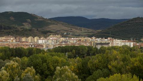 Tiempo otoñal en Pamplona
