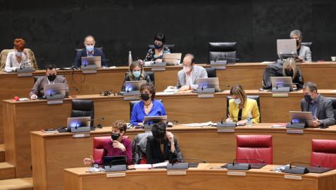 Sesión del Parlamento de Navarra