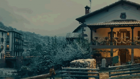 La casa conocida en Elizondo como de las Bielsas, junto a la presa de Txokoto, fue ambientada para la ocasión La casa conocida en Elizondo como de las Bielsas, junto a la presa de Txokoto, fue ambientada para la ocasión