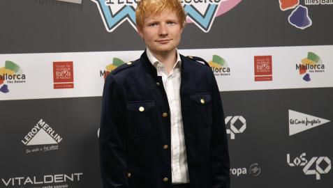 El músico Ed Sheeran posa en el photocall de los 40 Music Awards 2021 El músico Ed Sheeran posa en el photocall de los 40 Music Awards 2021