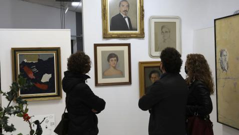 Los retratos realistas, como en la imagen, fueron el punto de partida de la obra artística de Ullate Los retratos realistas, como en la imagen, fueron el punto de partida de la obra artística de Ullate