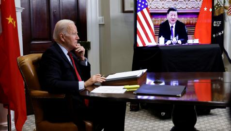 Reunión telemática entre Biden y Xi Reunión telemática entre Biden y Xi
