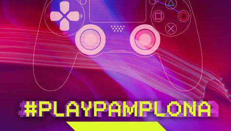 cartel #Play Pamplona cartel #Play Pamplona