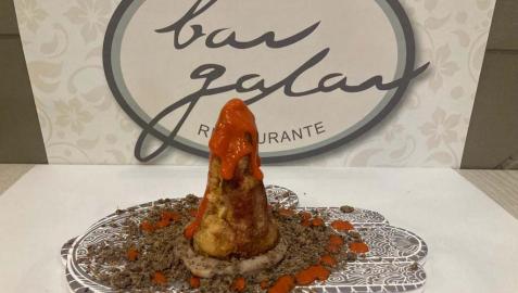 volcan pimiento bar galan El pintxo Volcán creado por el bar Galar de Azpilagaña