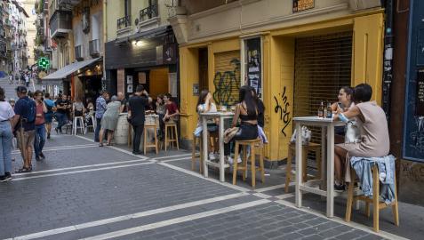 bares pamplona Los contagios en Navarra siguen en ascenso en las últimas jornadas