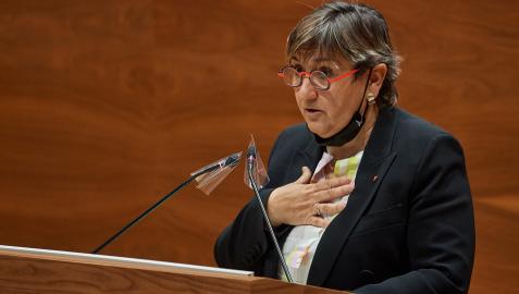 Marisa de Simón Marisa de Simón (Izquierda Ezkerra), durante su intervención en el Parlamento